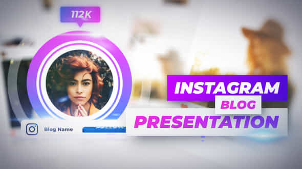 Instagram Blog Presentation - VideoHive 39862254