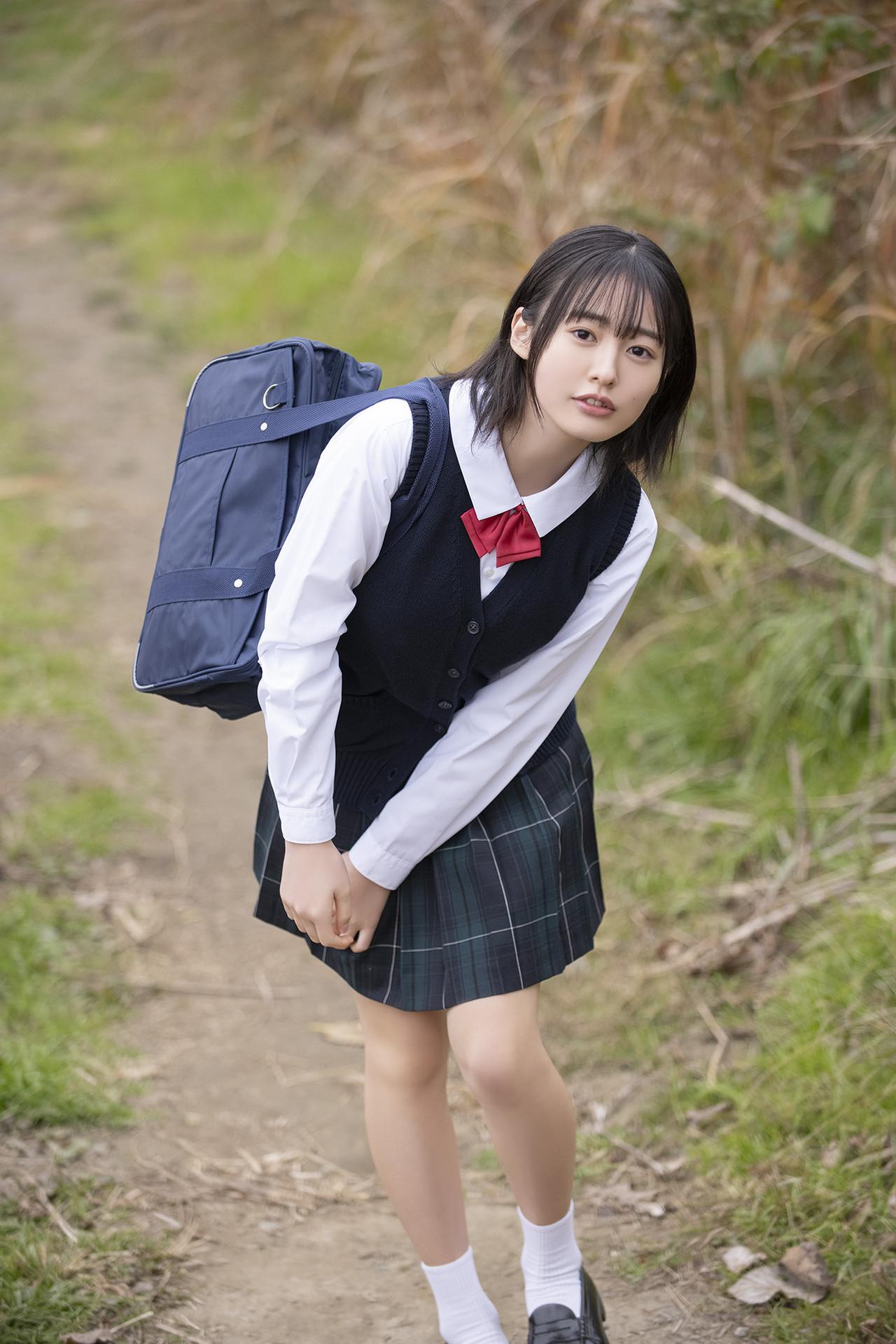 Miu Shirahama 白濱美兎, 漫画アクションデジタル写真集 「Pure White」 Set.03(1)