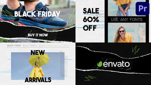 Black Friday Slides For Premiere Pro - VideoHive 49000651