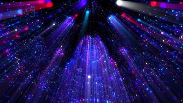 Particles Rays Stage Hall VJ - VideoHive 18398761
