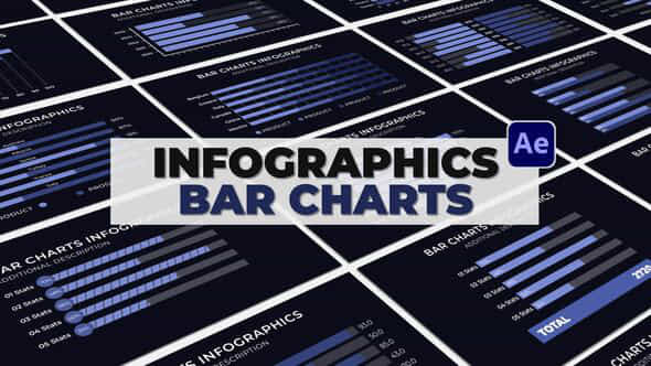Infographics Bars Charts - VideoHive 51840315