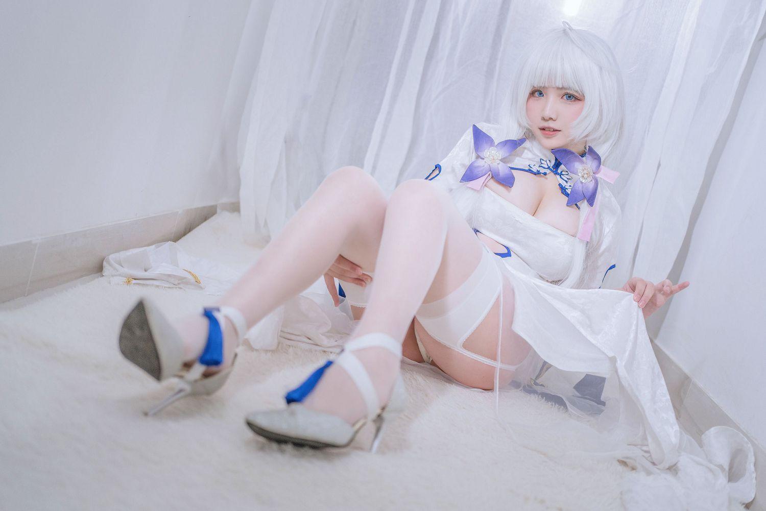 [福利女神cosplay] 阿半今天很开心 - 光辉旗袍 妩媚套图(31)