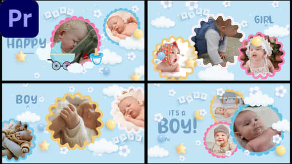Baby album slideshow - VideoHive 39765070