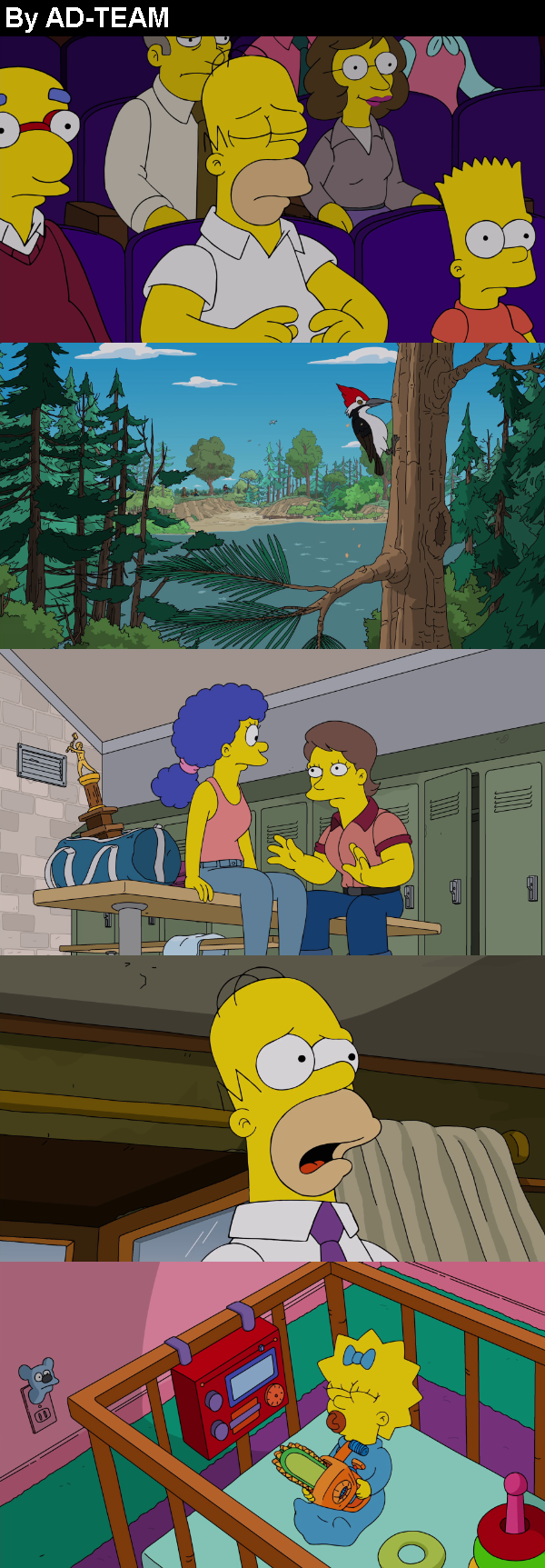 The Simpsons S31E06 Marge the Lumberjill 1080p HULU WEB DL DD+5 1 H 264 CtrlHD