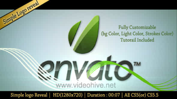 Simple Stroke Logo - VideoHive 2012637