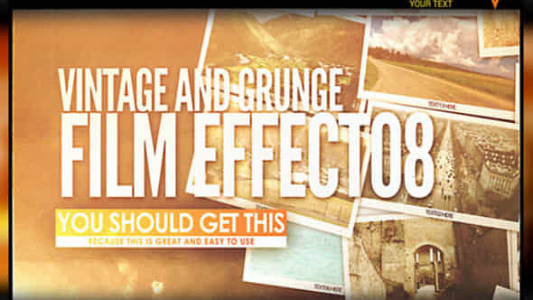 Vintage And Grunge Film Effect 08 - VideoHive 9550269