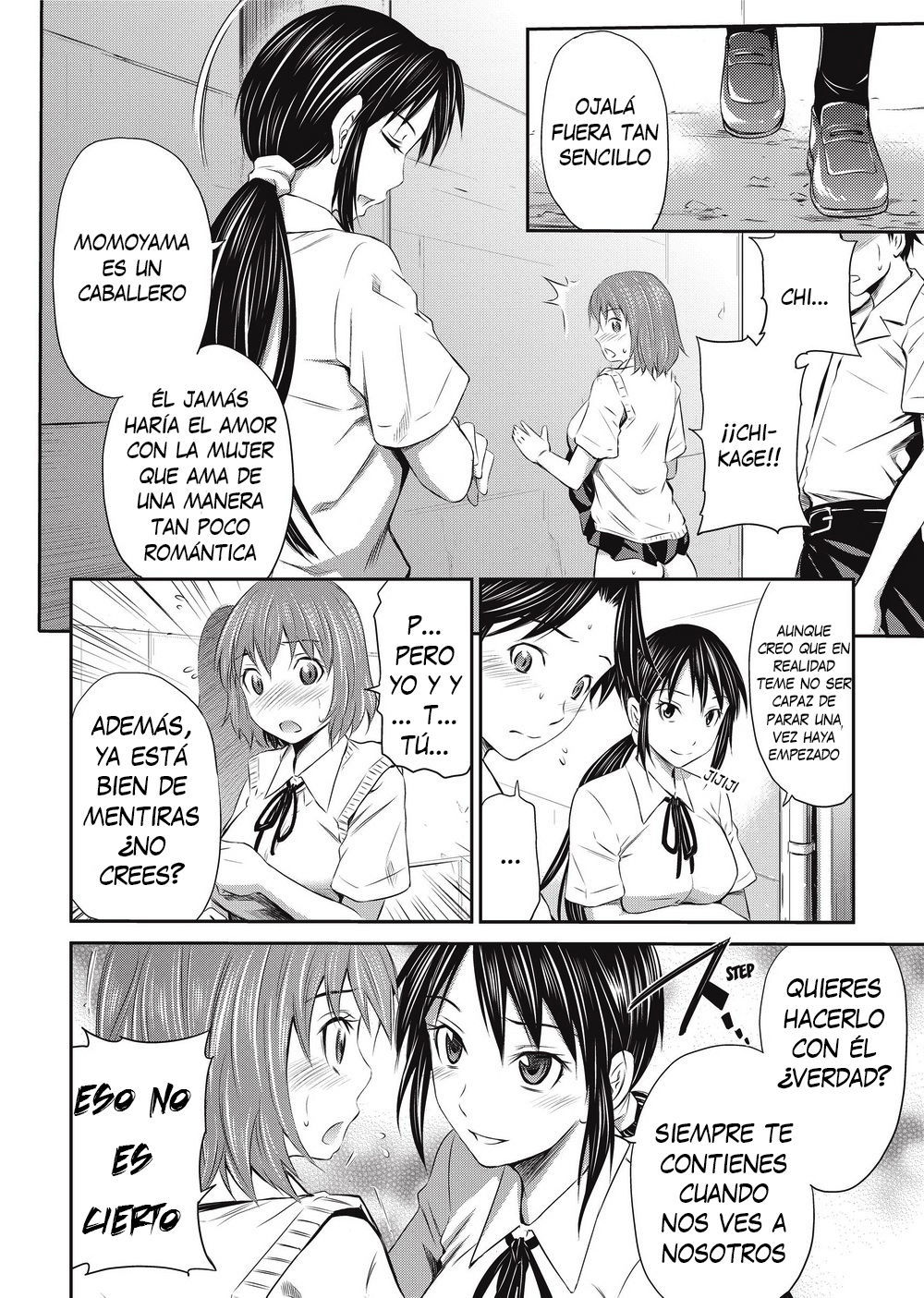 [Sabashi Renya] Momoiro Triangle Ch. 1-3 [Spanish] [arKram] [Decensored]