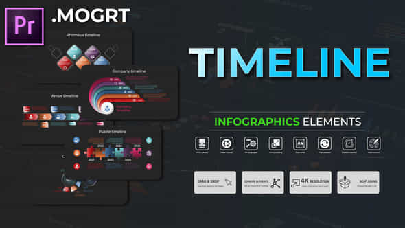 Infographic Timeline Mogrt - VideoHive 51480462