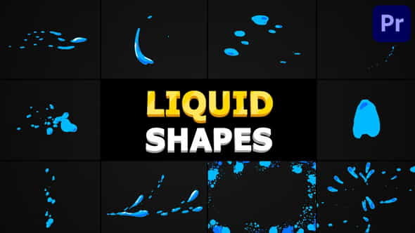 Liquid Shapes | Premiere Pro - VideoHive 32624667