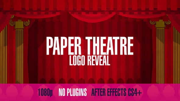 Paper Theatre Logo Reveal - VideoHive 3216733