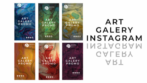 Art gallery instagram - VideoHive 43480763