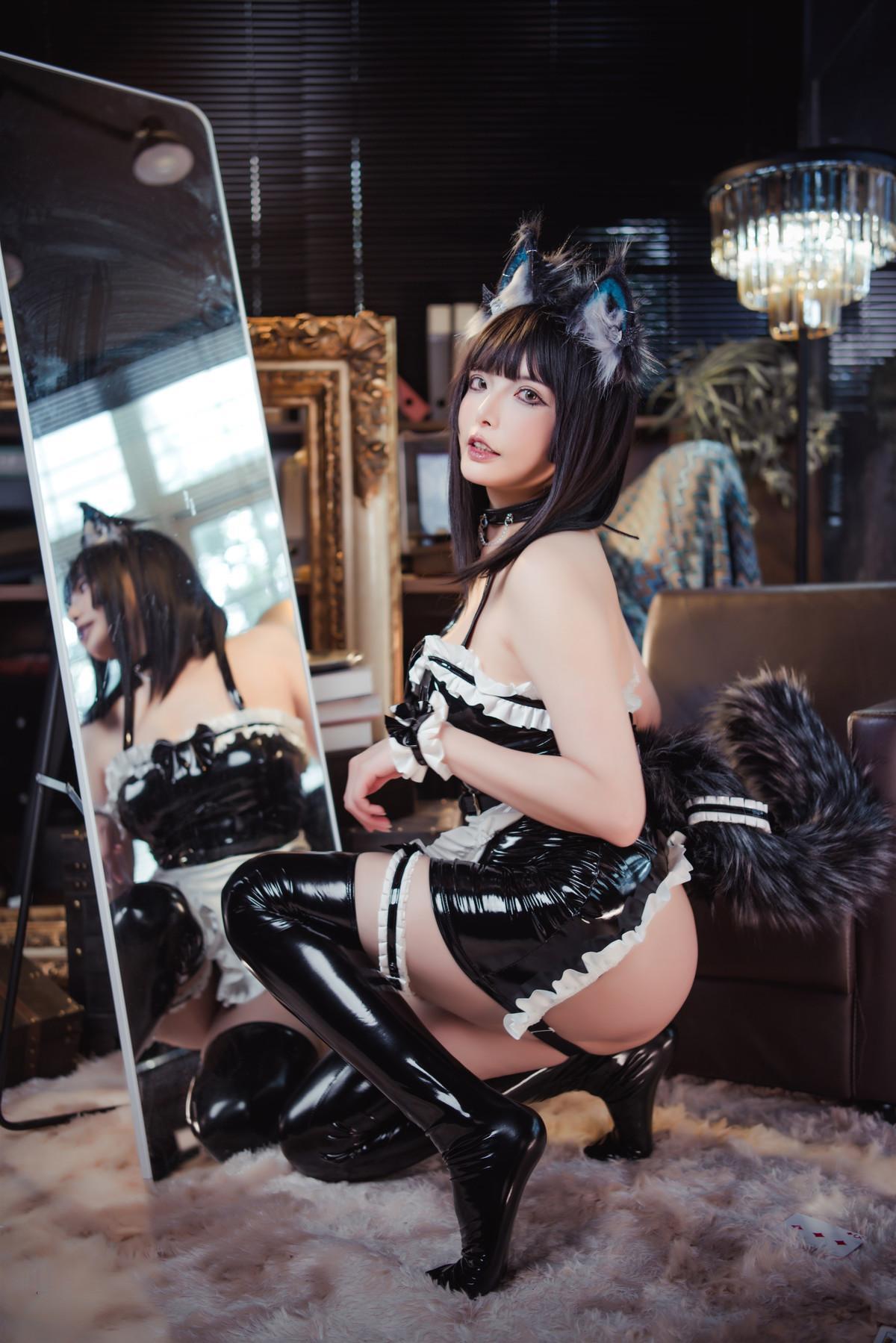 Cosplay 秋和柯基 夏小秋秋秋 猫女仆(15)