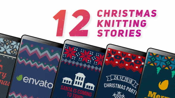 Christmas Knitting Stories - VideoHive 22882012