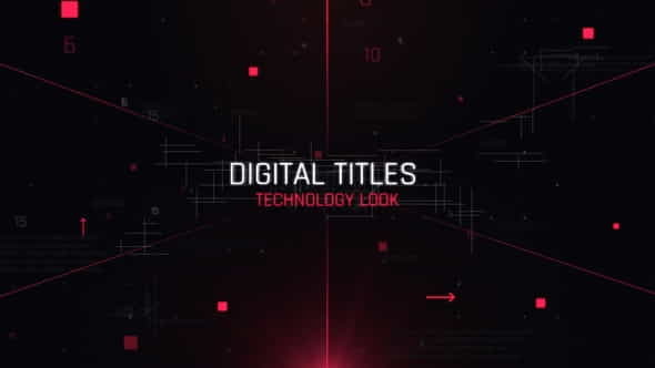 Digital Trailer Titles - VideoHive 24221681