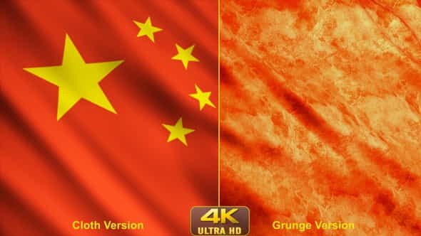 China Flags - VideoHive 24631106