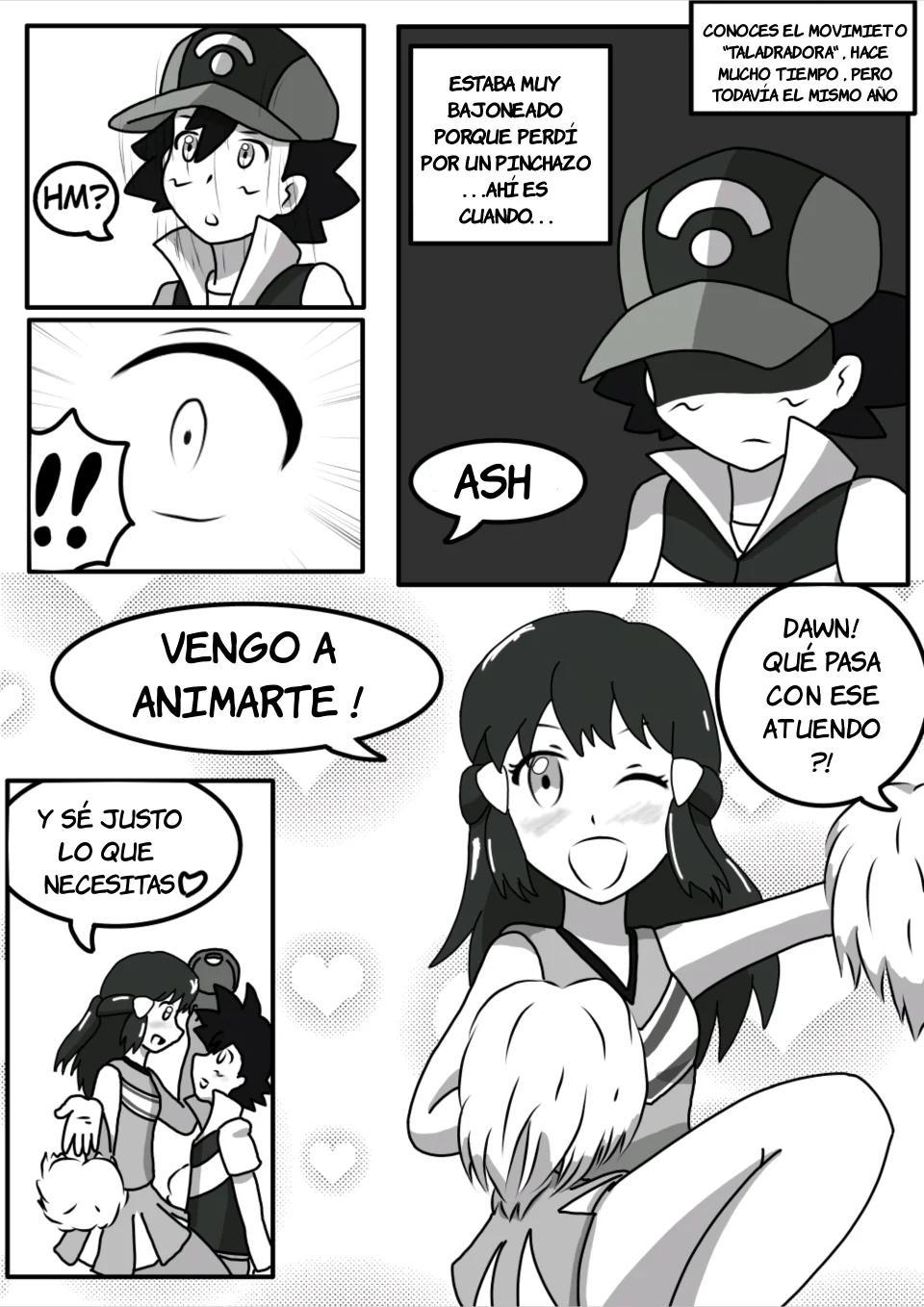 Toqueteando en Sinnoh - Charla diaria de Ash y Chloe 3 - 2