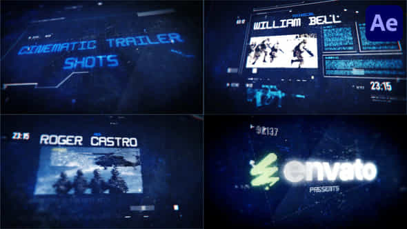 Cinematic Trailer Shots For After Effects - VideoHive 55694046