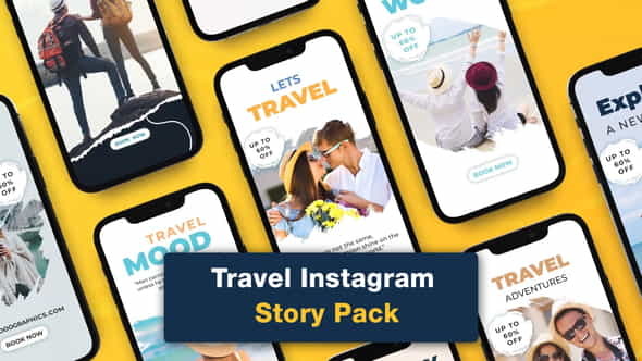 Travel Instagram Story Pack - VideoHive 32927665