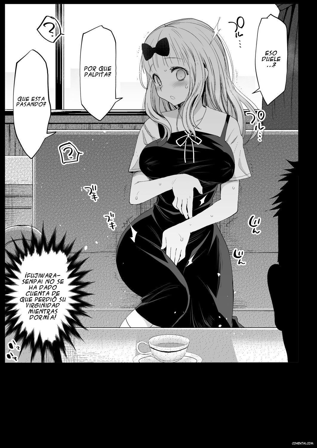 Fujiwara Senpai wa Sukidarake (Kaguya-sama wa Kokurasetai) xxx comics manga porno doujin hentai español sexo 