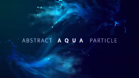 Abstract Aqua Particle - VideoHive 19650564