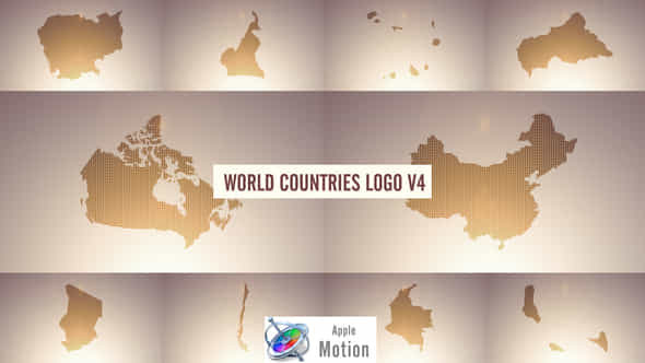 World Countries Logo - VideoHive 40784723