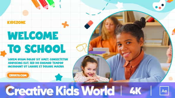 Creative Kids World Promo - VideoHive 36240183