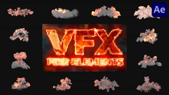 Vfx Fire Elements For After Effects - VideoHive 51236418