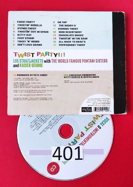 Los Straitjackets With The World Famous Pontani Sisters And Kaiser George-Twist Party-CD-FLAC-200...