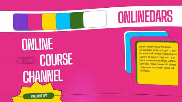 Online Lessons Education Platform Promo - VideoHive 38582931