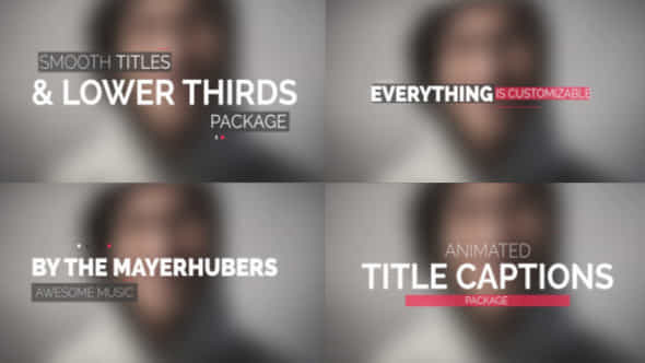 Smooth Titles - VideoHive 10303025