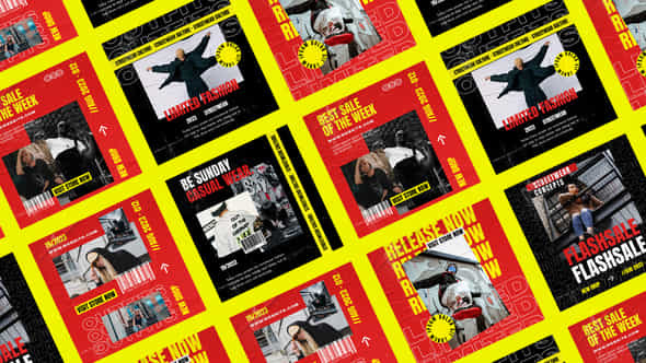 Origa Streetwear Instagram Posts - VideoHive 51176569