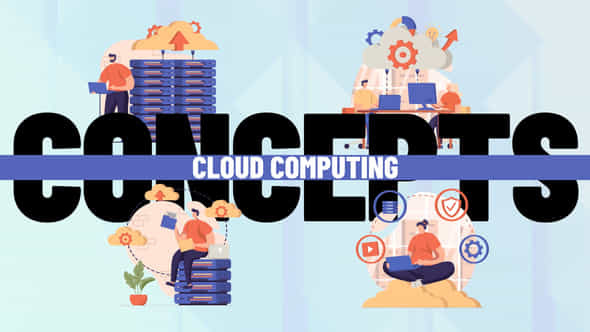 Cloud computing - - VideoHive 36652552