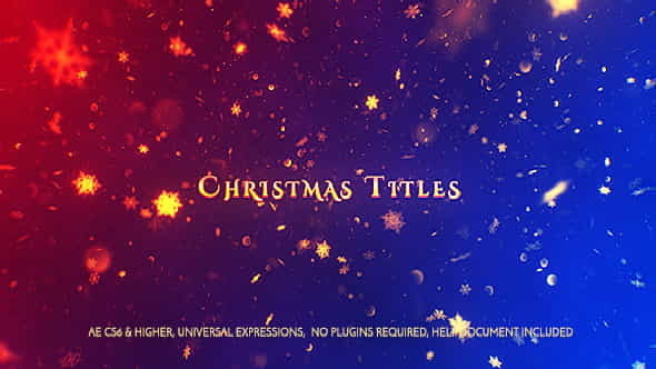 Christmas Titles - VideoHive 21005037