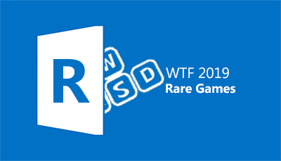 WTF Rare Games 2019