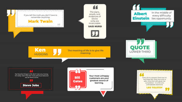 Quotes Titles - VideoHive 39159006