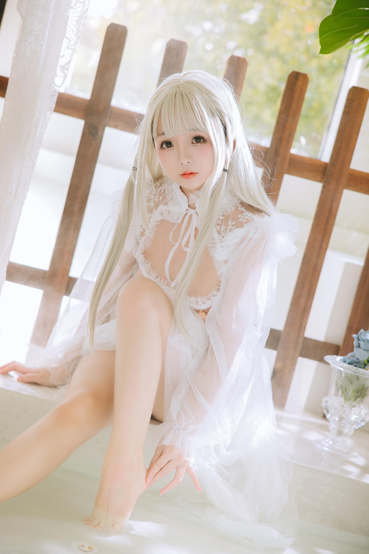 Cosplay Rinaijiao日奈娇 白纱衣 Set.01(55)