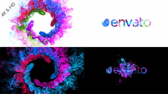 Colors of Particles Swirls Ident - VideoHive 21069561