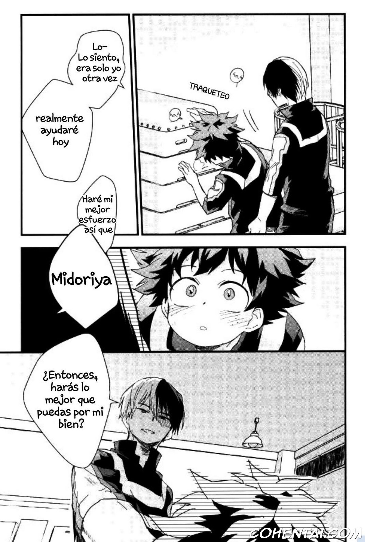 Midoriya-kun to Todoroki-kun ga Taiiku Souko de xxx suru Hon (Boku no Hero Academia) xxx comics manga porno doujin hentai español sexo 