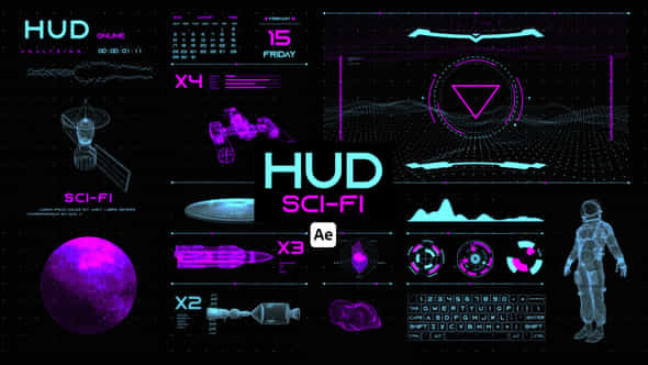 HUD Sci-Fi for - VideoHive 44657441