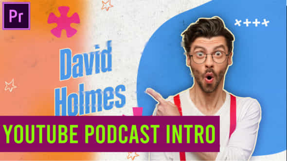 Youtube Opener Podcast Intro Channel Vlog Opener Mogrt For Premier Pro - VideoHive 51208804