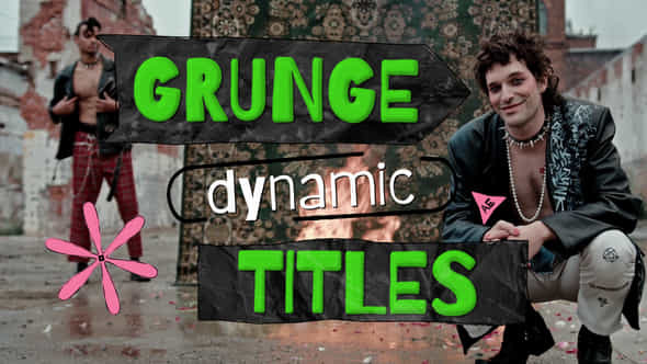 Dynamic Grunge Titles - VideoHive 48938500