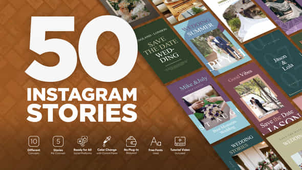 Romantic Wedding Instagram - VideoHive 46848331