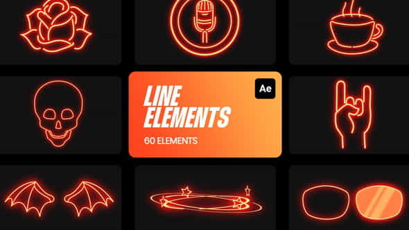Line Visual Effects and Motion - VideoHive 36165576