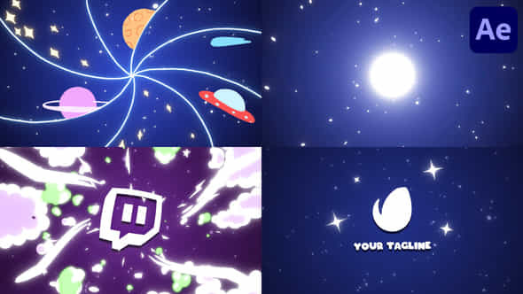 Space Quick Logo Opener For After Effects - VideoHive 51581632