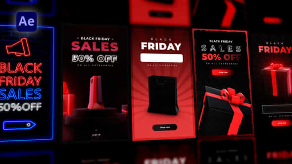 Black Friday Sales Stories - VideoHive 49146901