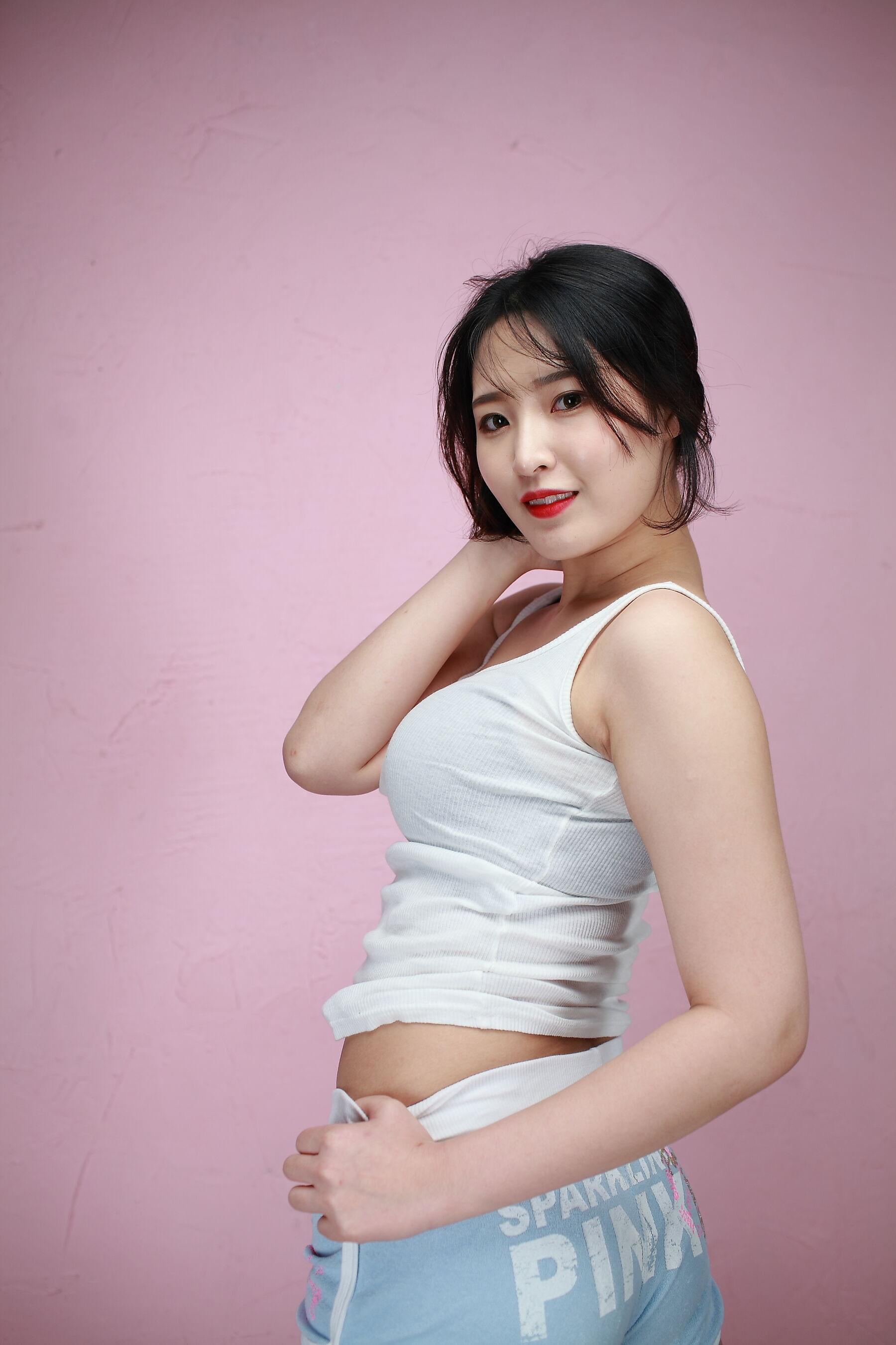 韩模人体 韩模尤娜（유나）人体私拍套图(150)