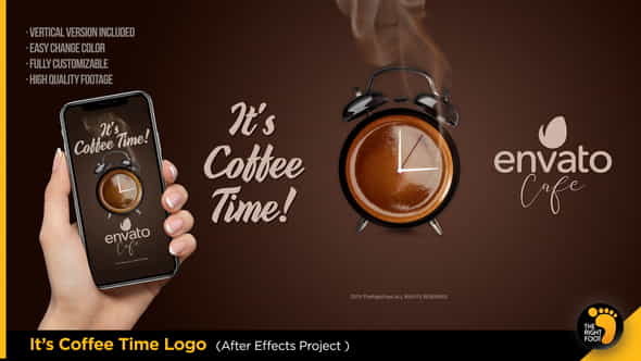 Its Coffee Time - Logo - VideoHive 23658826