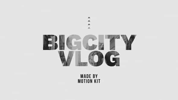 Big City Vlog - VideoHive 22885127