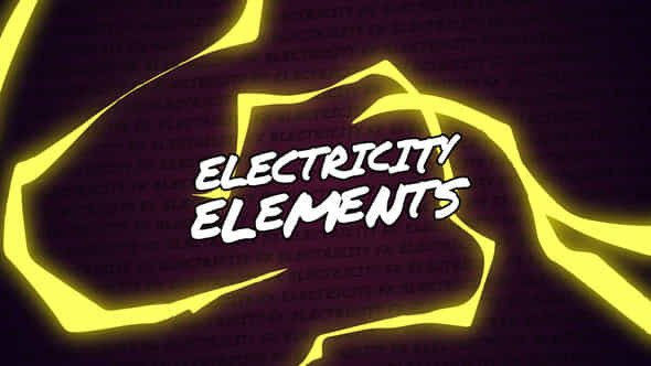 Electricity Elements Final Cut Pro - VideoHive 45919761
