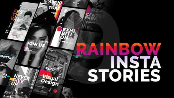 Rainbow Instagram Stories - VideoHive 24495969